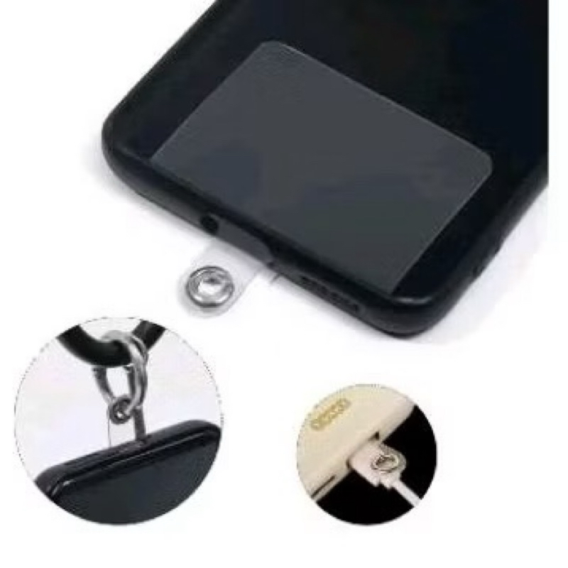 Adaptador Suporte para Cordão de Celular (Kit 5 Peças) para seu cordão Android ou iPhone