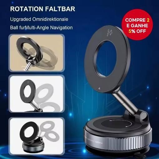 K007 Vácuo Elétrico Para Montagem Em Carro , Suporte Magnético Com Forte Sucção iPhone 16/15/14