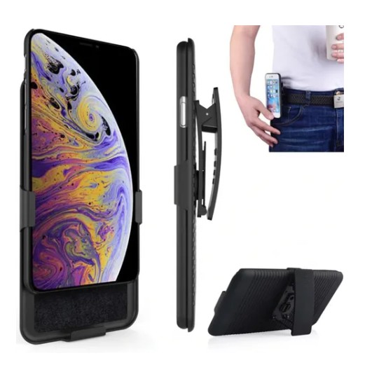 Capa Suporte Cintura Iphone 11 tela 6.1 Belt Flip.+PELICULA 3D