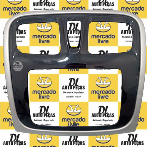 Moldura Central Do Painel Multimidia Sandero Logan 2015 A 20
