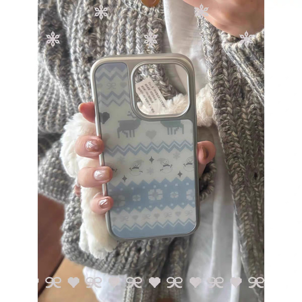 Huiwanju Textura Retrô Galvanizada Borda Prateada Para iPhone16promax Capa De Telefone Móvel 15pro/13/12/11 Protetora