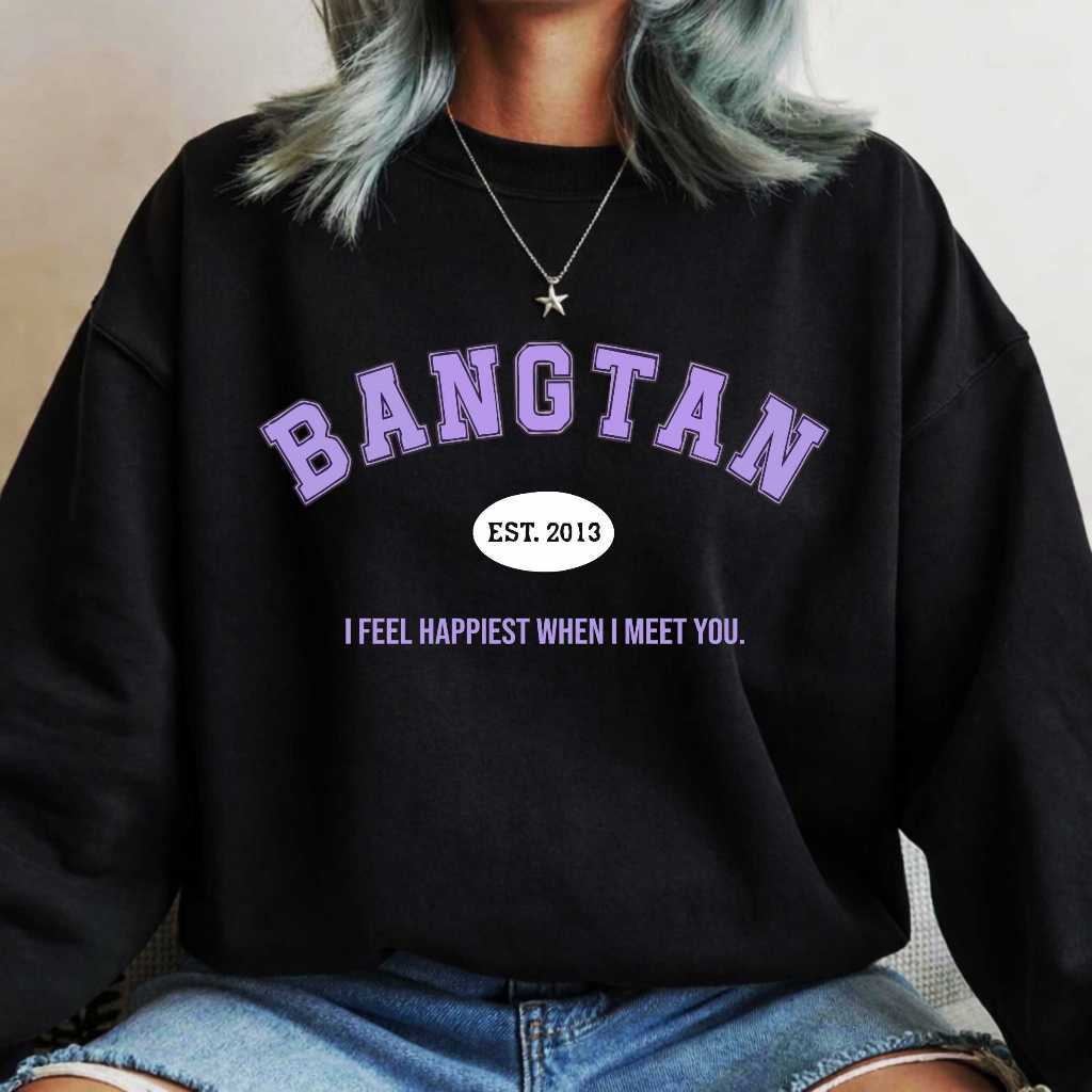 Blusa Moletom Bang tan Gola Redonda Unissex