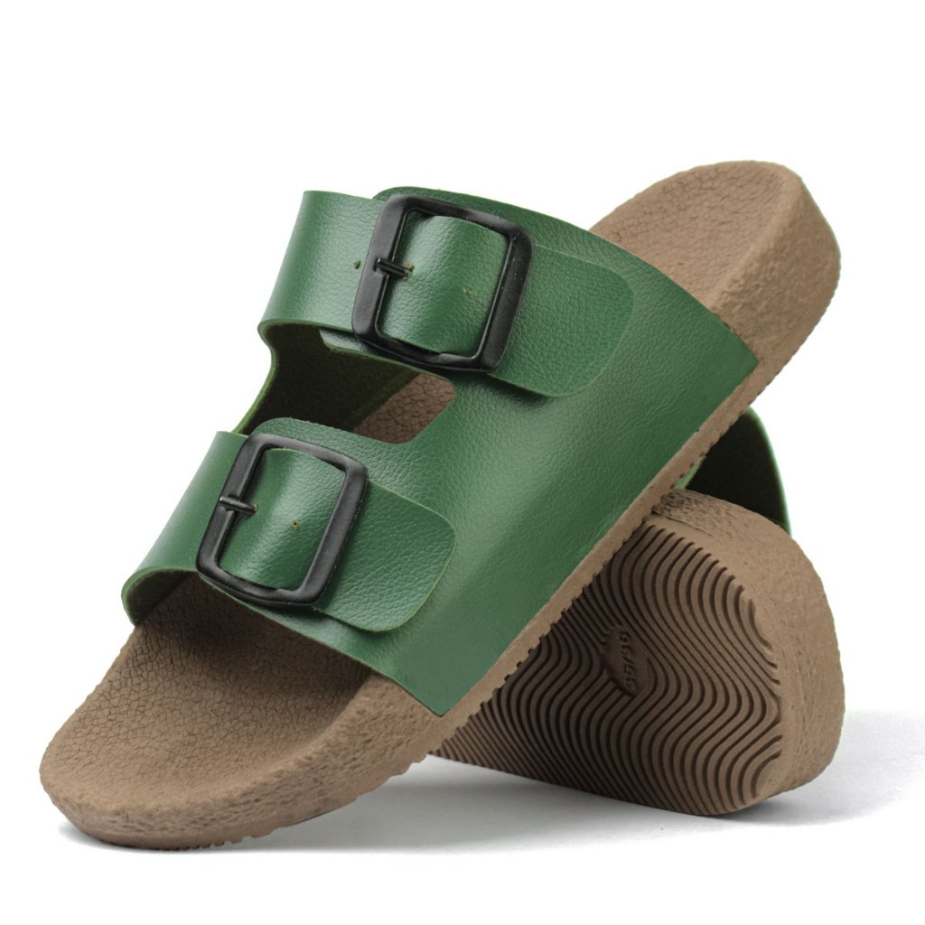 LANÇAMENTO Chinelo Slide Anatômico Casual Solado Antiderrapante com Ajuste por Fivelas Nova Cor Imperdível