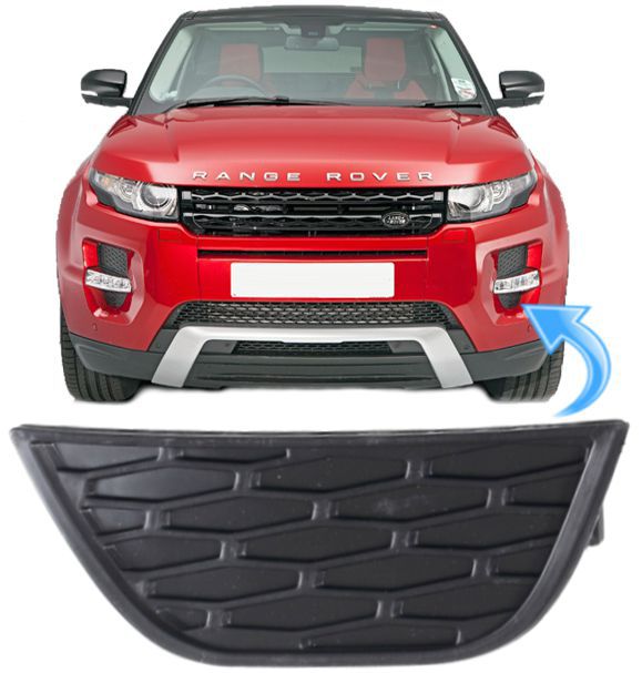 Moldura Inferior Do Farol Milha Evoque Dynamic De 2011 À 2015 - Ld Esquerdo