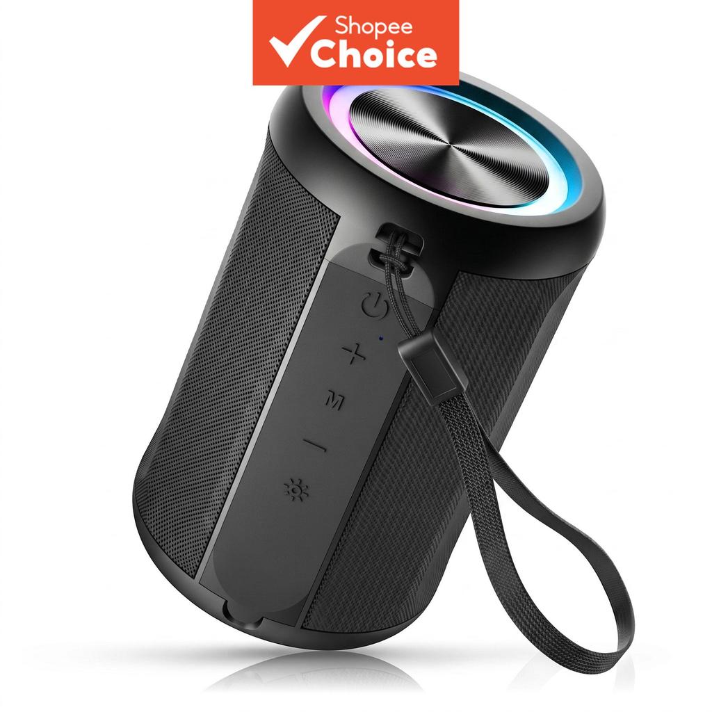 Alto-Falante Portátil Com Som HD E RGBW Dynamic Light Show Sistema De Áudio Bluetooth Sem Fio Pro