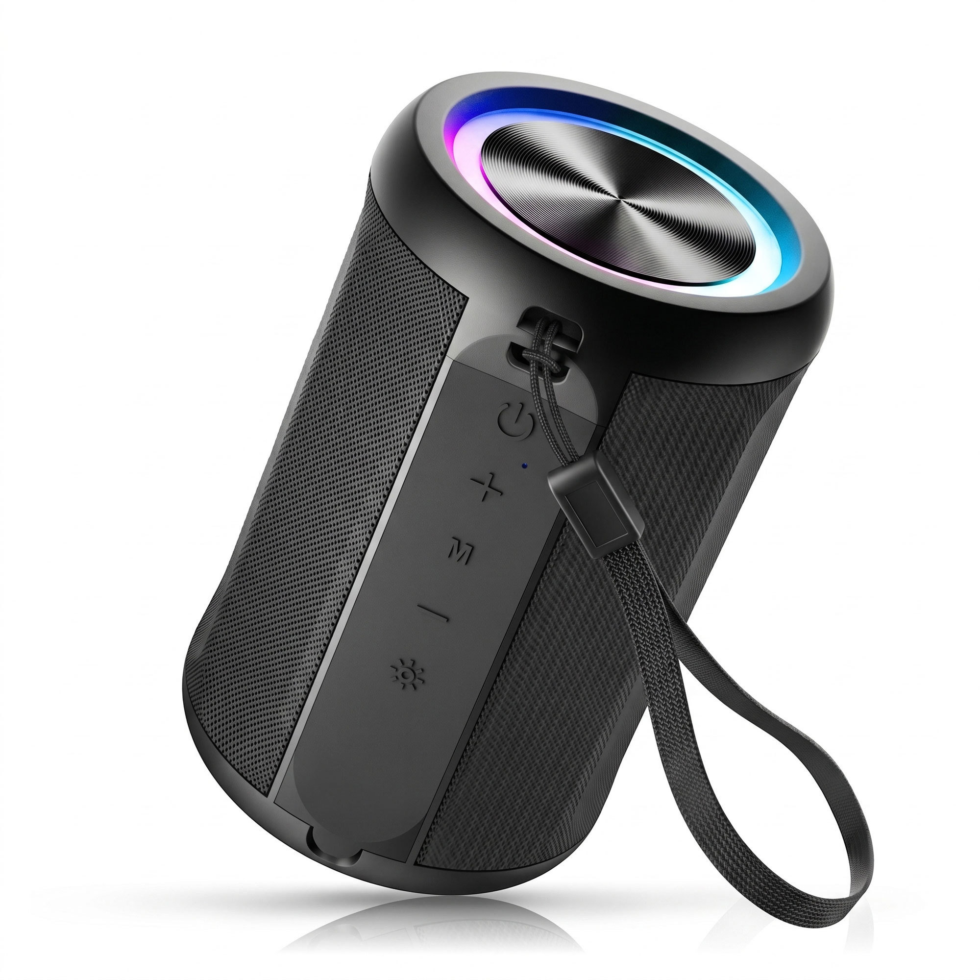 Alto-Falante Portátil Com Som HD E RGBW Dynamic Light Show Sistema De Áudio Bluetooth Sem Fio Pro