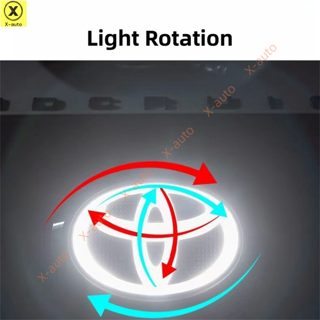 Toyota Dynamic LED Emblem Logo Badge Light Com Animado-Serve Para Grade Frontal Ou Traseira Rav4 , Innova , Corolla , Cr