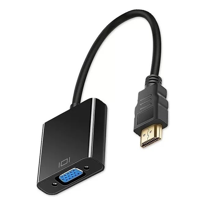 Cabo Adaptador Hdmi para Vga Conversor Vídeo Para Dell Samsung Hp Positivo LG.