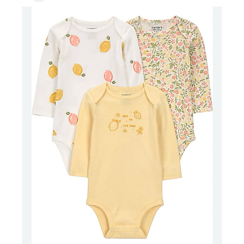 Kit Body manga longa  menina -child of mine by Carters