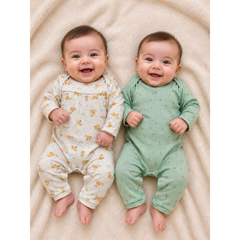 Kit Macacão Carters Child of Mine 3 meses Menina Bebê Algodão