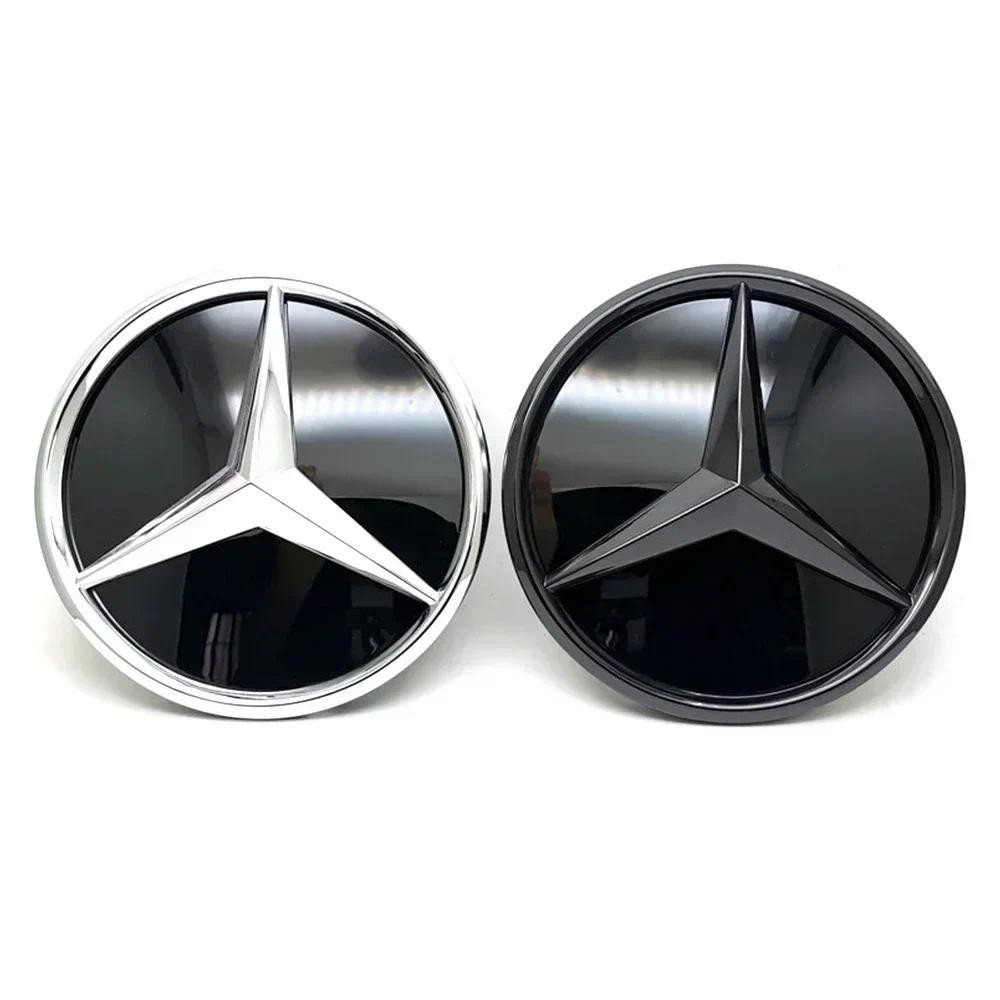 Grade Emblema 3D Frente Embelm Para Mercedes-Benz W205 W212 W213 W204 ML W166 CLA C117 A W176 W177 C W204 E GLK X204 GLA