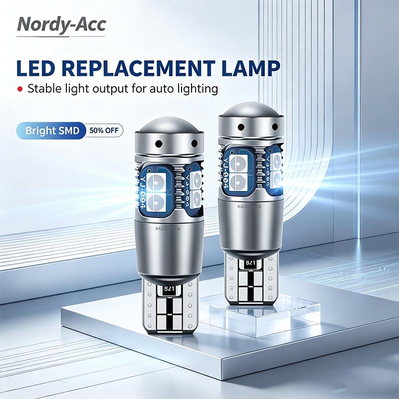 Nlpérola 2 Peças T10 W5W Lâmpadas LED CANBUS Livre De Erros 194 3030 10SMD Marcador De Estacionamento De Carro Luz De Si