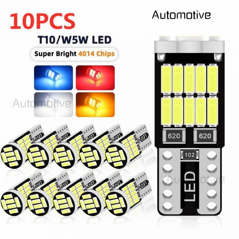 10/20/30 peças T10 W5W 194 501 Led Canbus Sem Erro Luz Interna de Carro T10 26 SMD 4014 Chip Luzes de Instrumentos Branc