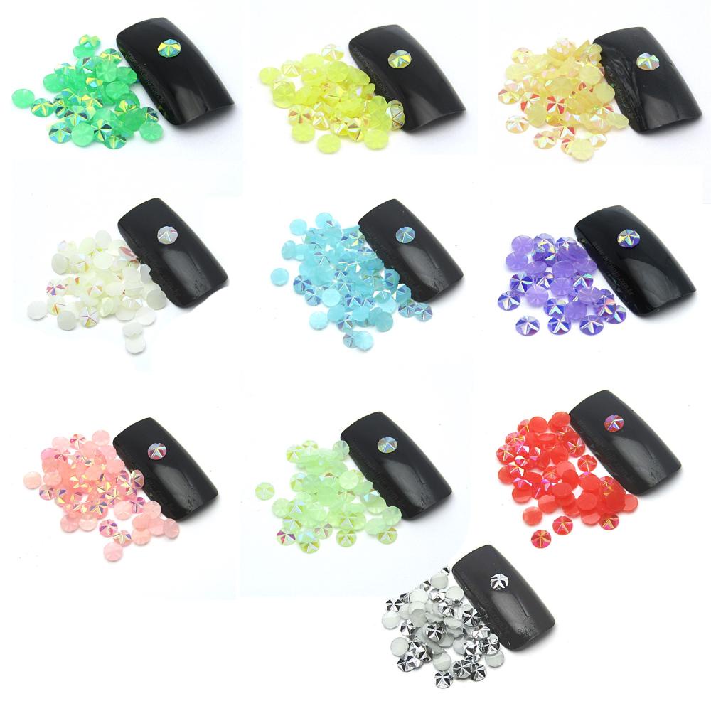 Blossom 4mm 100 Peças Para Decoração Unhas Nail Art Manicure Pedrarias