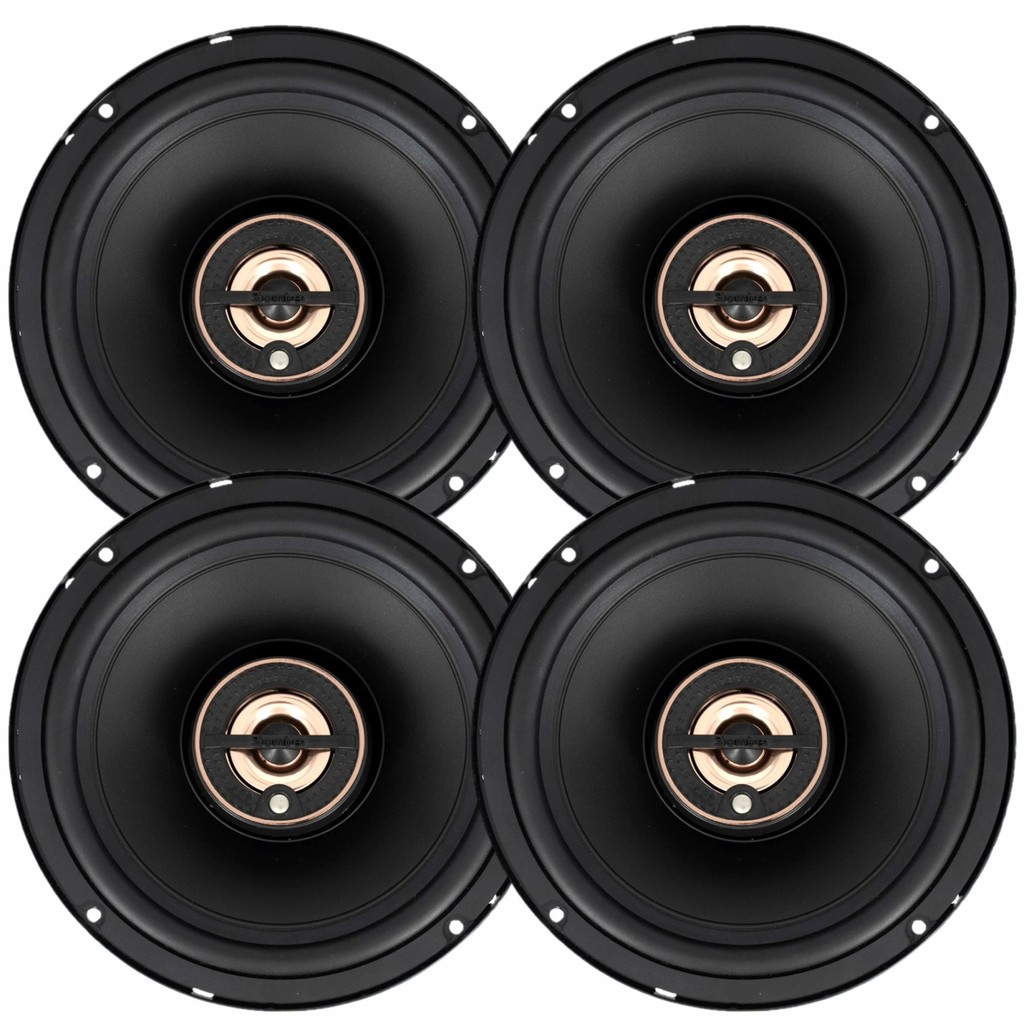 Kit 04 Alto Falantes 6 Pol Bomber Beat Triaxial 80w 4 Ohms