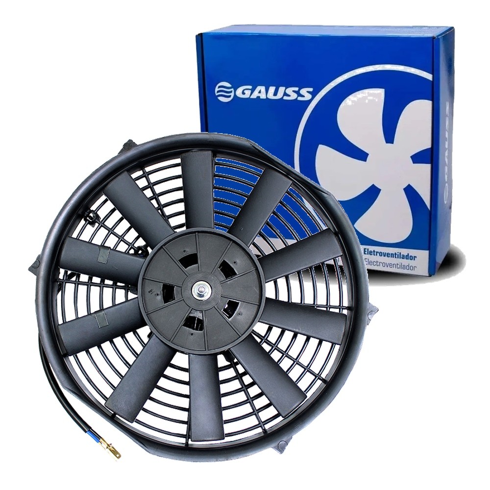 Eletroventilador Universal 24V 10 Pol Aspira 80W 10 Pás