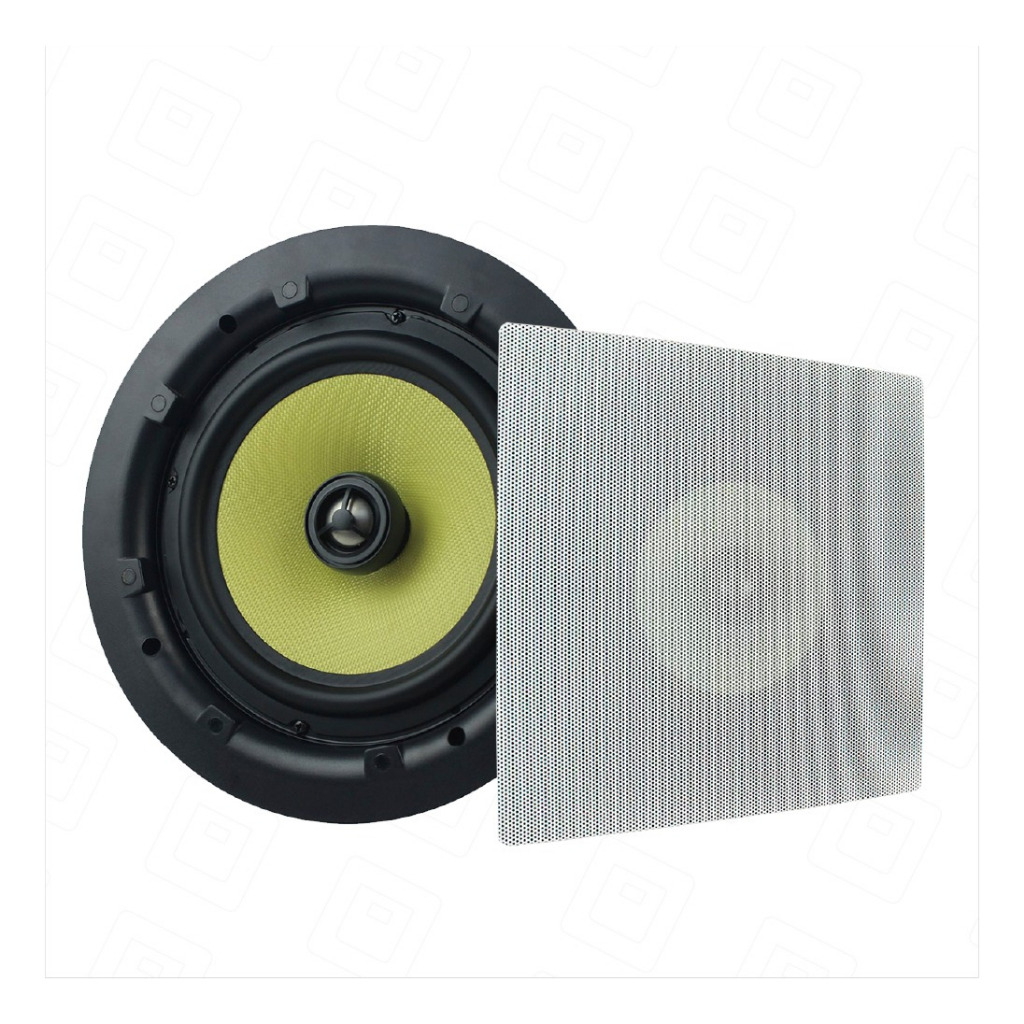 CAIXA DE SOM DE EMBUTIR 80W Altos Falantes Embutir Sm-cst80 sumay 6,5 Pol Branco- 80w Cor Branco