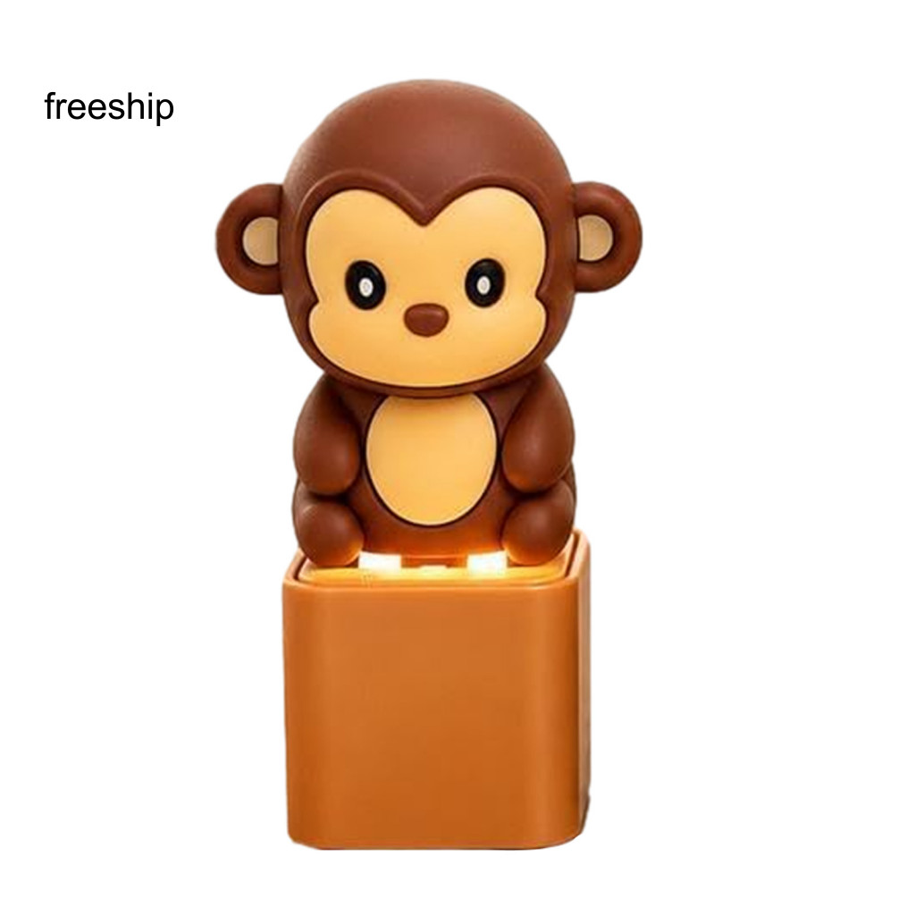 Mechanical Keyboard Fidget Toy Portable Clicker Keychain Rechargeable with Light Sound – Cow Goat Monkey Pigeon Finger