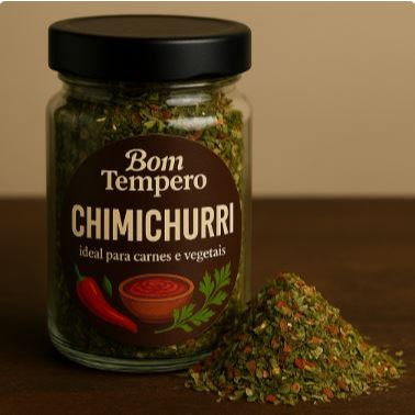CHIMICHURRI NATURAL - BOM TEMPERO Frete Grátis com Cupom RS22,50