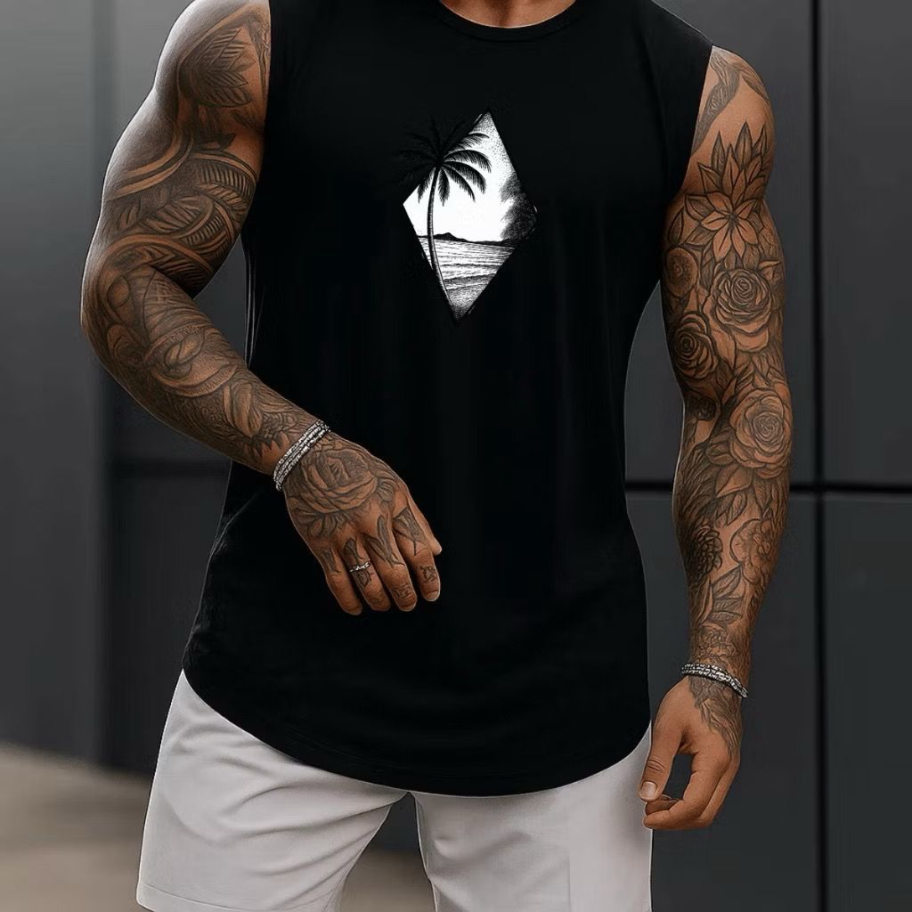 CAMISETA REGATA MACHÃO ESTAMPA VARIADAS - Qualidade Premium | Entrega Rápida | Frete Grátis