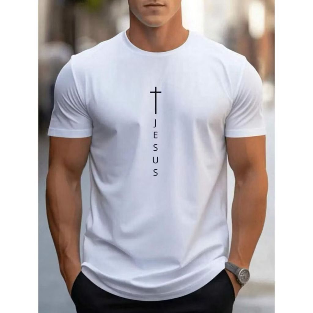 CAMISETA ESTAMPA JESUS - Qualidade Premium | Entrega Rápida | Frete Grátis