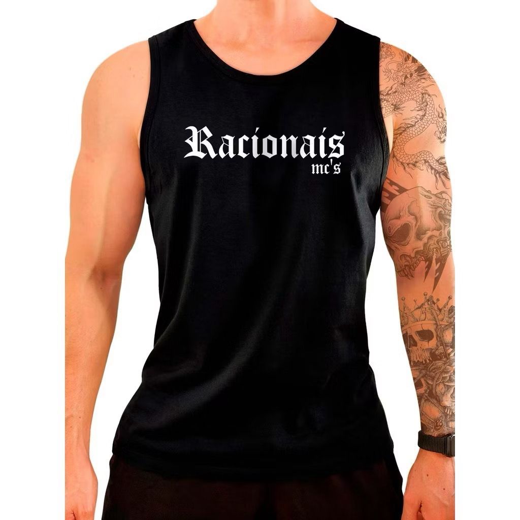 CAMISETA REGATA MACHÃO ESTAMPA VARIADAS - Qualidade Premium | Entrega Rápida | Frete Grátis