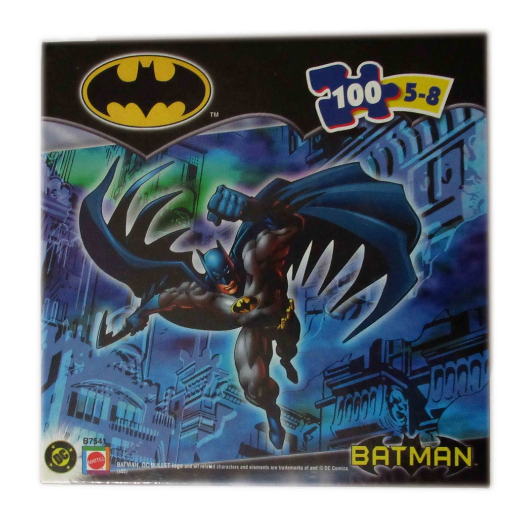 Quebra-Cabeça Puzzle Batman - 100 Peças - 28,5x41,9 cm - Mattel