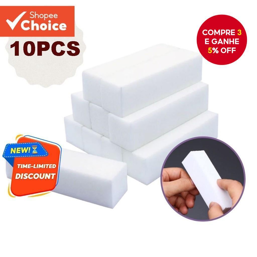 Kit 10 Buffer De Unhas Profissional Arquivo Polidor Bloco Manicure Pedicure Arquivos Lixar Polimento Esponja Acessórios