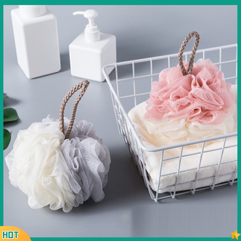 Clearance_Sponge Mesh Ball Esfoliante Corporal Puff Macio Banho Chuveiro Lavagem Scrunchie Buffer