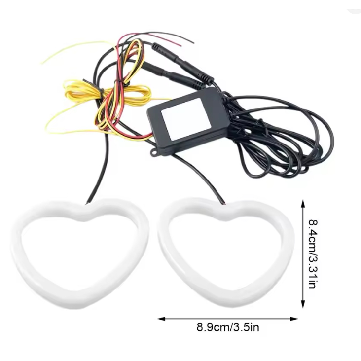 Angel Eye Coração RGB Bluetooth - MiseVi