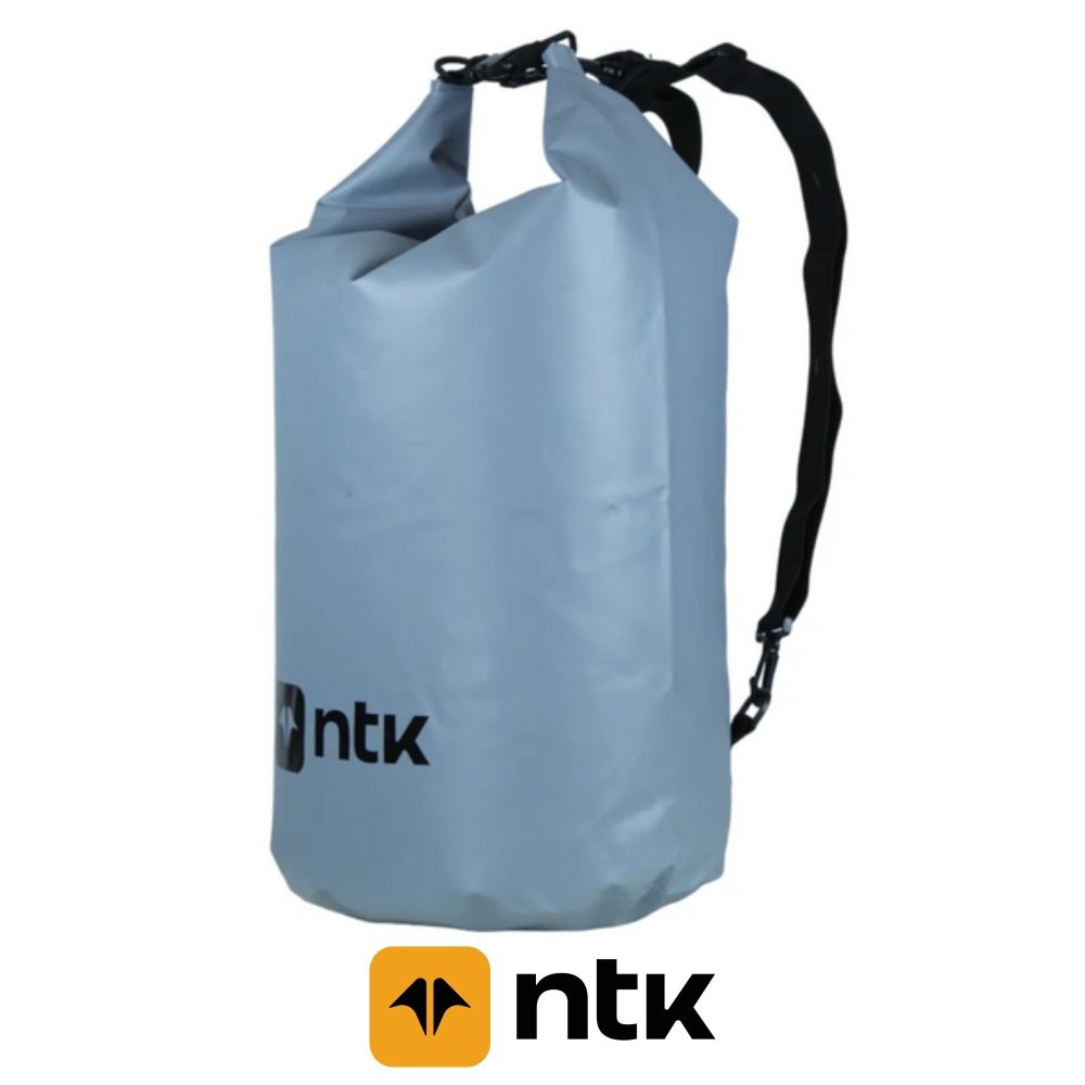 Saco Estanque NTK Impremeável Duffle 2.0 20L Cinza