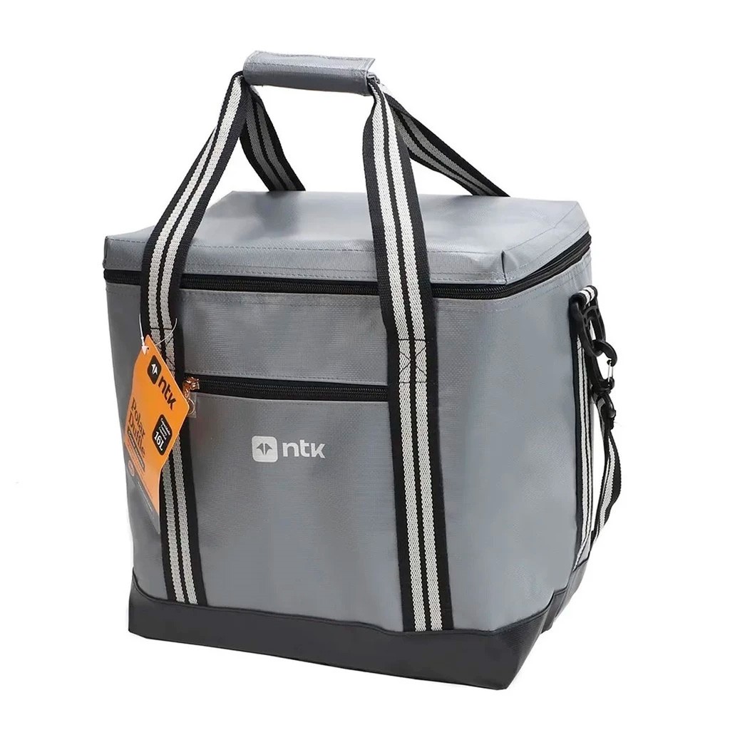 Cooler Mochila Polar Duffle em Tarpaulin com Forro em Alumínio 16 Litros Cinza -  NTK