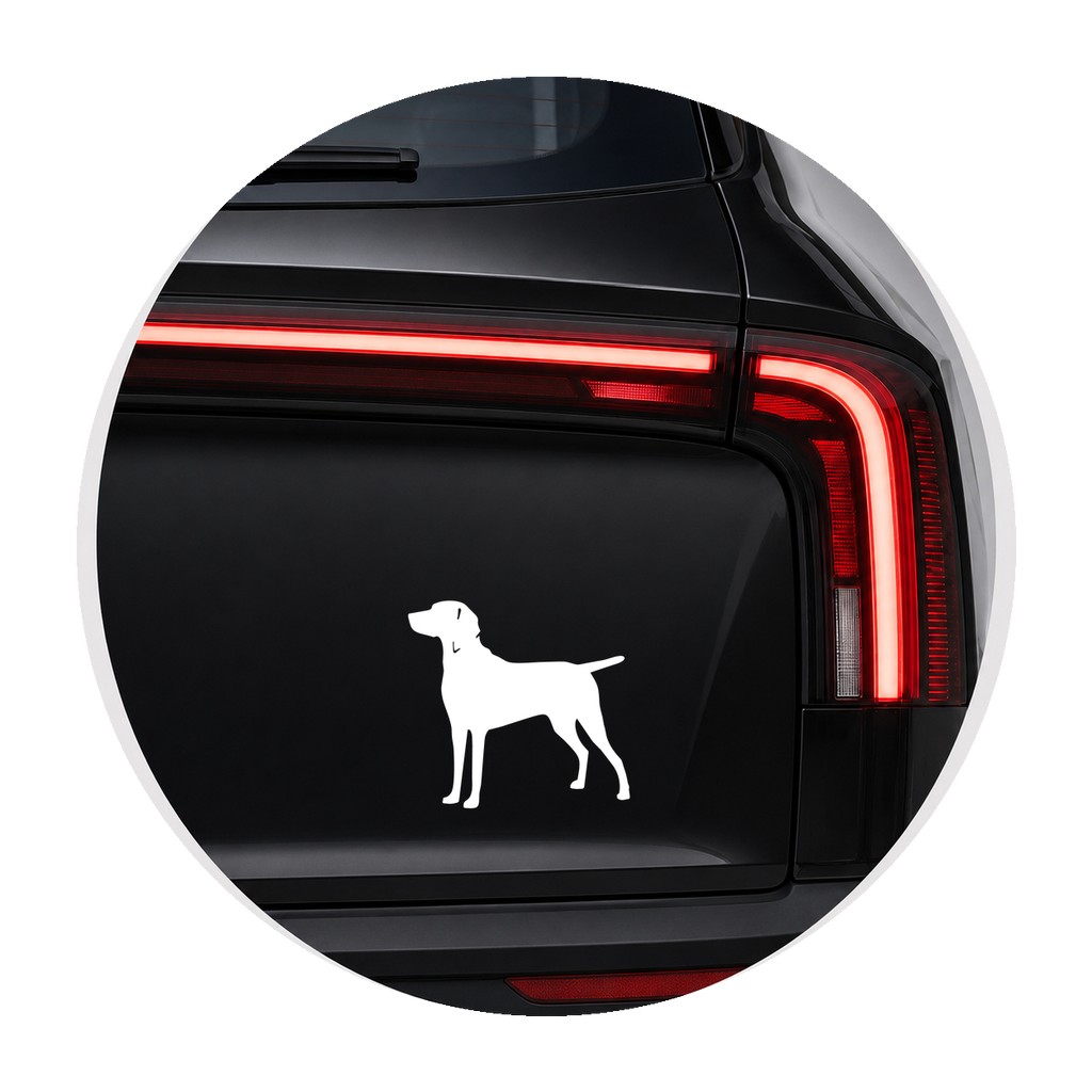 Adesivo de Carro Weimaraner