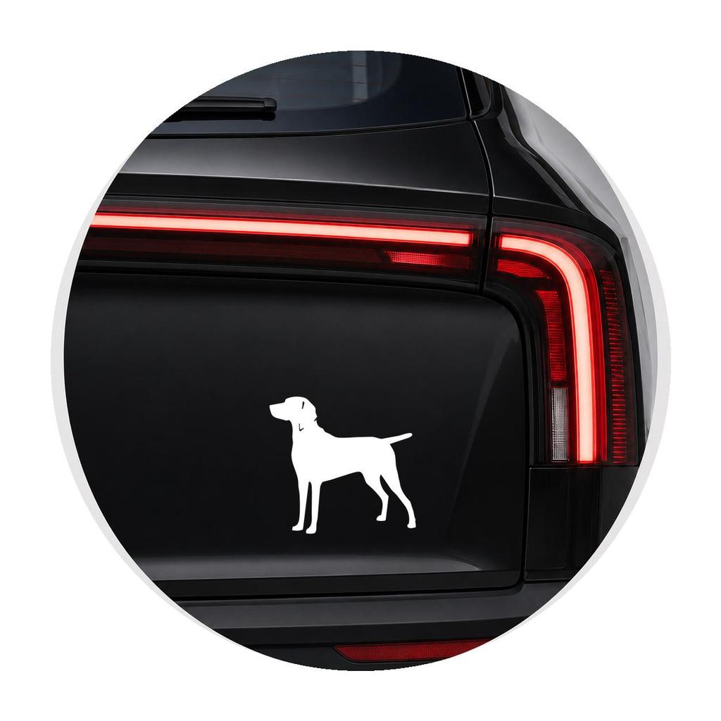 Adesivo de Carro Weimaraner