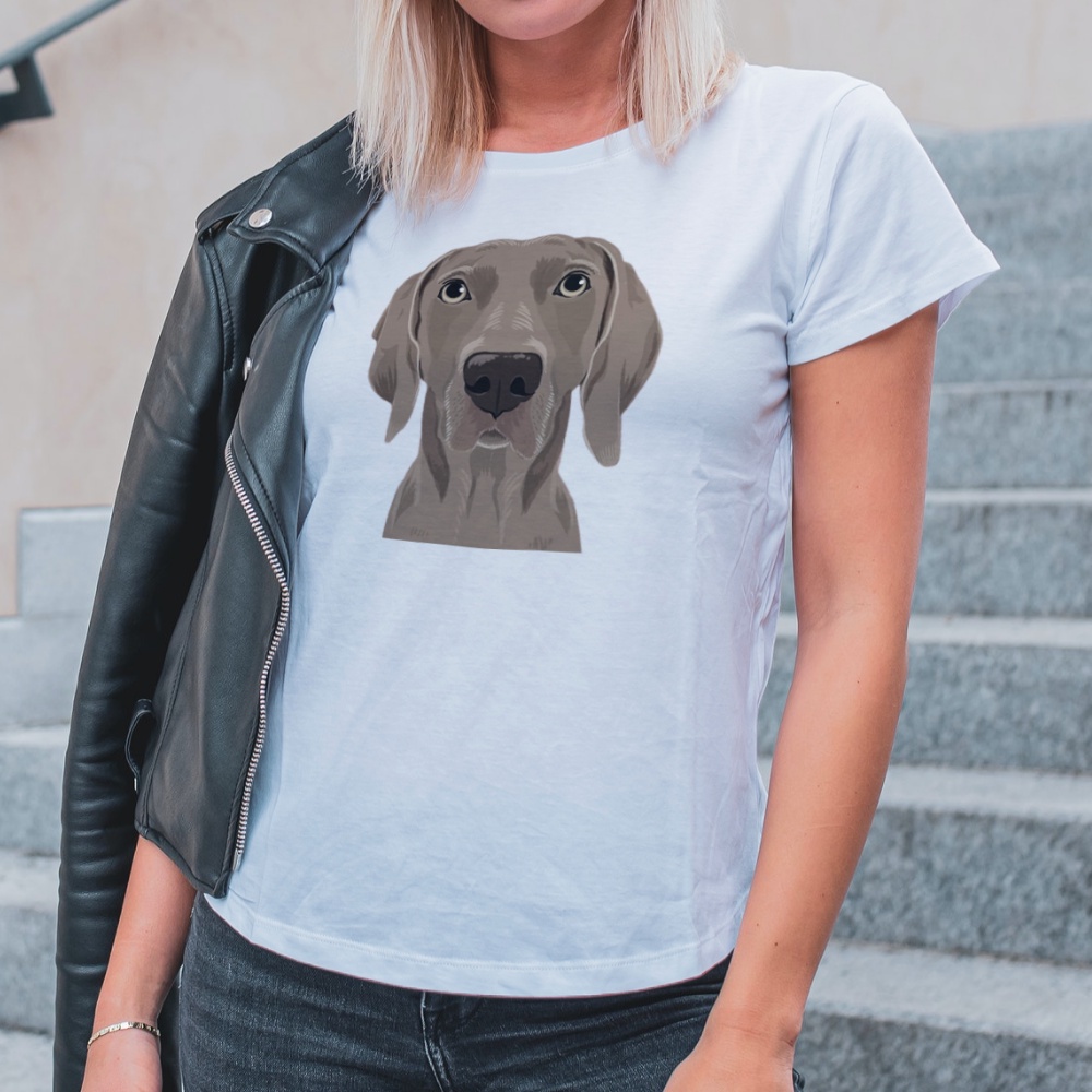 Camiseta Weimaraner cachorro