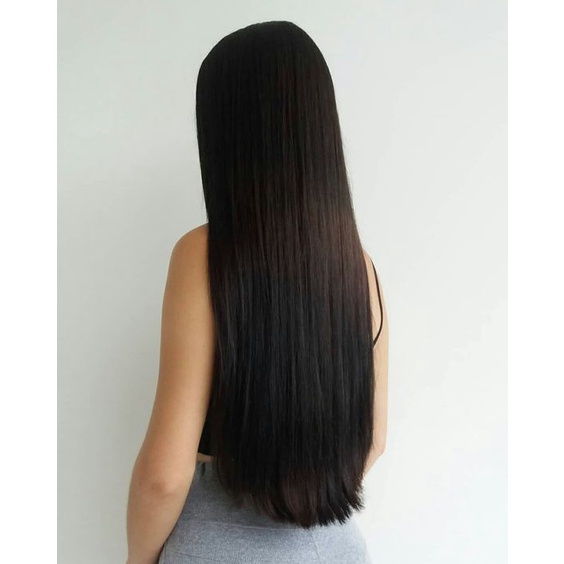 Cabelo bio humano para alongamento ou volume com presilhas tic tac ou tiara de silicone opcional castanho