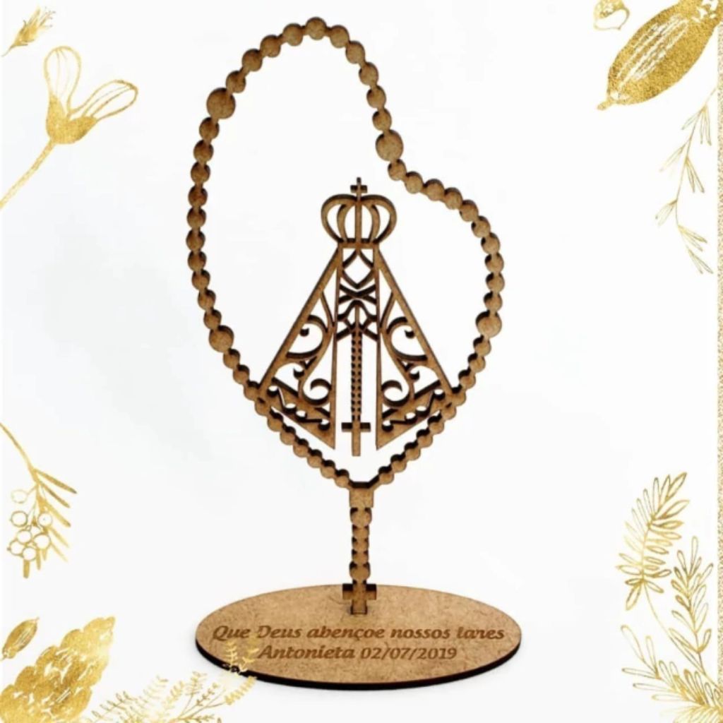 Kit Terço Nossa Senhora Lembrancinha Religiosa - Primeira Eucaristia, Crisma e Eventos.