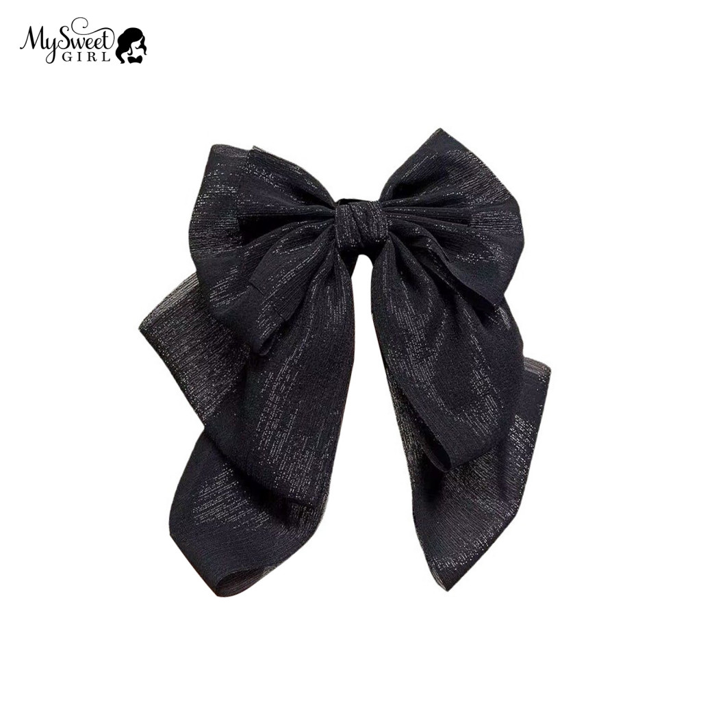 Multi-shape Hair Clip Large Ribbon Bow Claw for Women – Stylish Decorative for Daily Wear Parties and Outings Style El