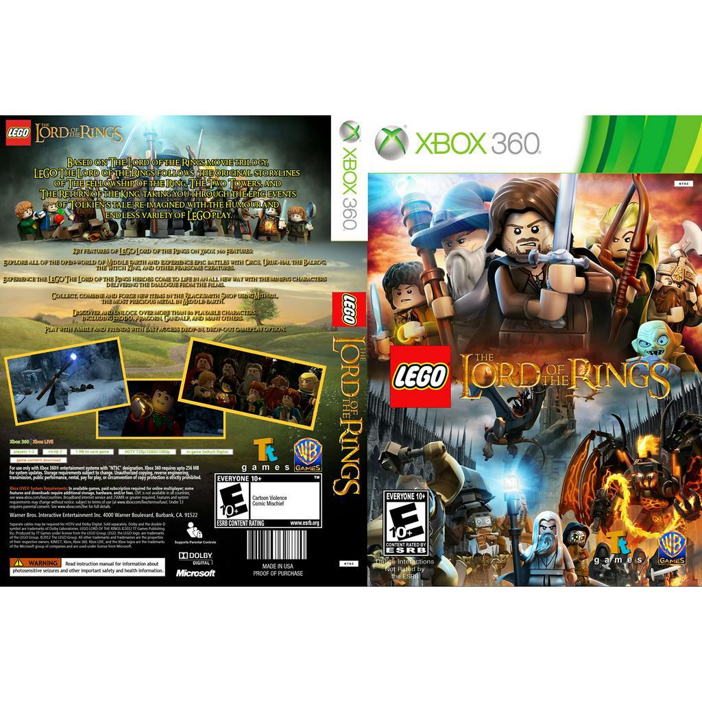 Lego Lord Of The R. P/ XBOX360 (LTU/LT/JTAG/RGH)