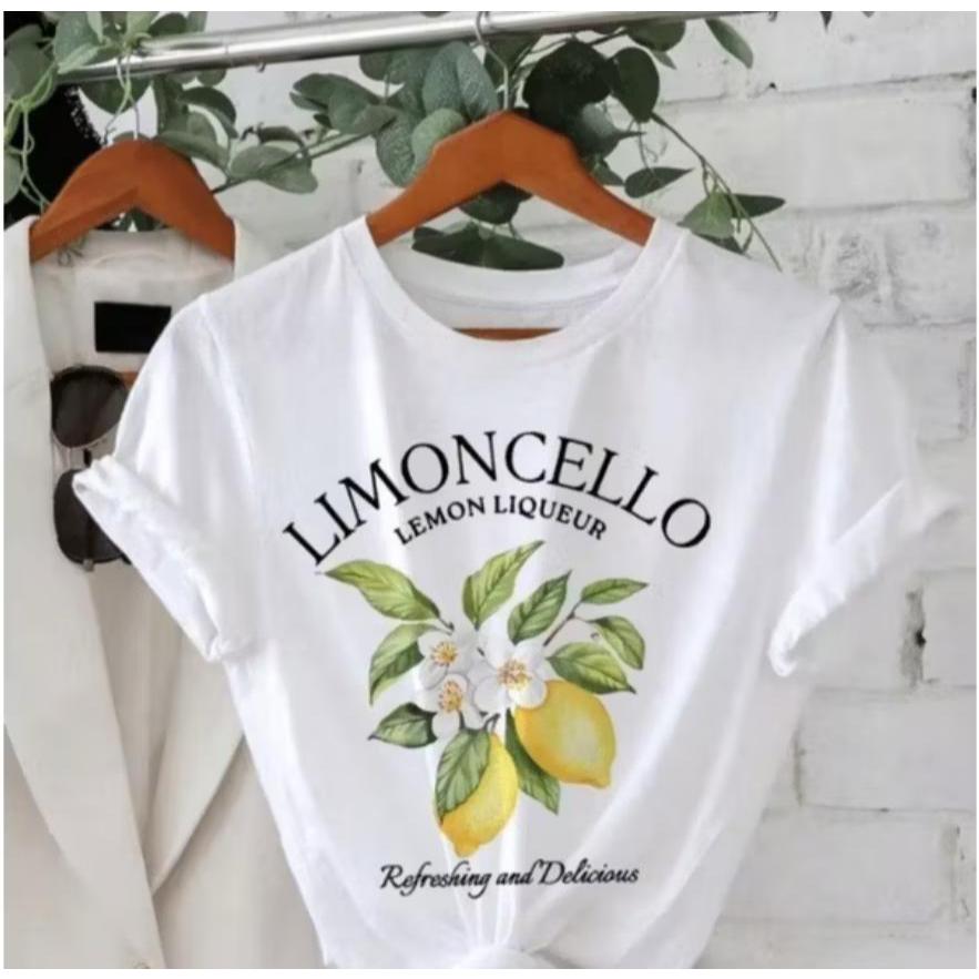 CAMISETA ESTAMPA DE LIMÃO 100% ALGODÃO - Qualidade Premium | Entrega Rápida | Frete Grátis