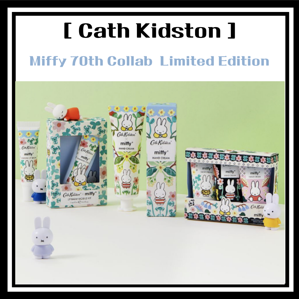 🇰🇷 [Exclusivo Olive Young] Conjunto De Creme Para As Mãos Cath Kidston X Miffy 70th-Apple Blossom 50ml/Wild Rose & Quinc