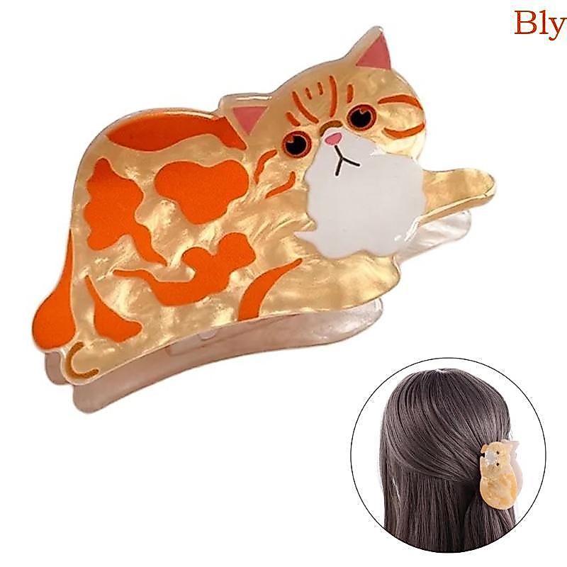 Bly Cute Cats Dogs Shape Garra Cabelo Grampo Criativo Para Tirando Fotos Compras