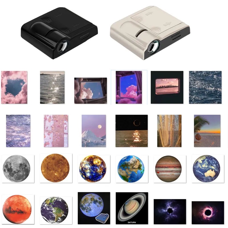 Planeta Lâmpada De Projecção Terra Sun Beach Galaxy Aurora Landscape Sunset Projector Novidade Atmosfera Luz Festa De
