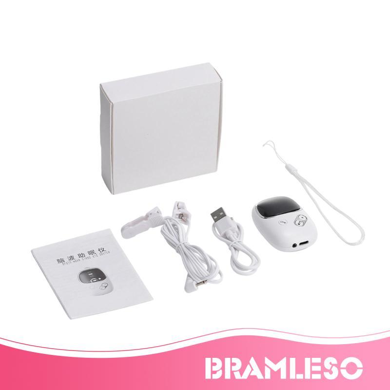 [Bramleso] Máquina Compacta De Auxílio Ao Sono Com Clipe De Orelha Ferramenta Para Dormir Microcorrente Dispositivo Vers