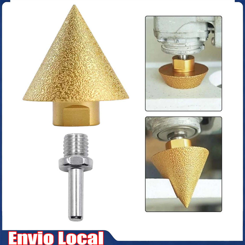 Broca de alargamento de diamante 38mm M14 Broca de furo escareado com rosca + biela M14