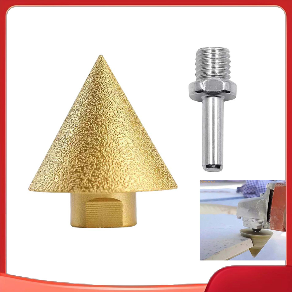 Broca de diamante para alargamento de furos M14, 38 mm, com haste de conexão, adequada para polimento