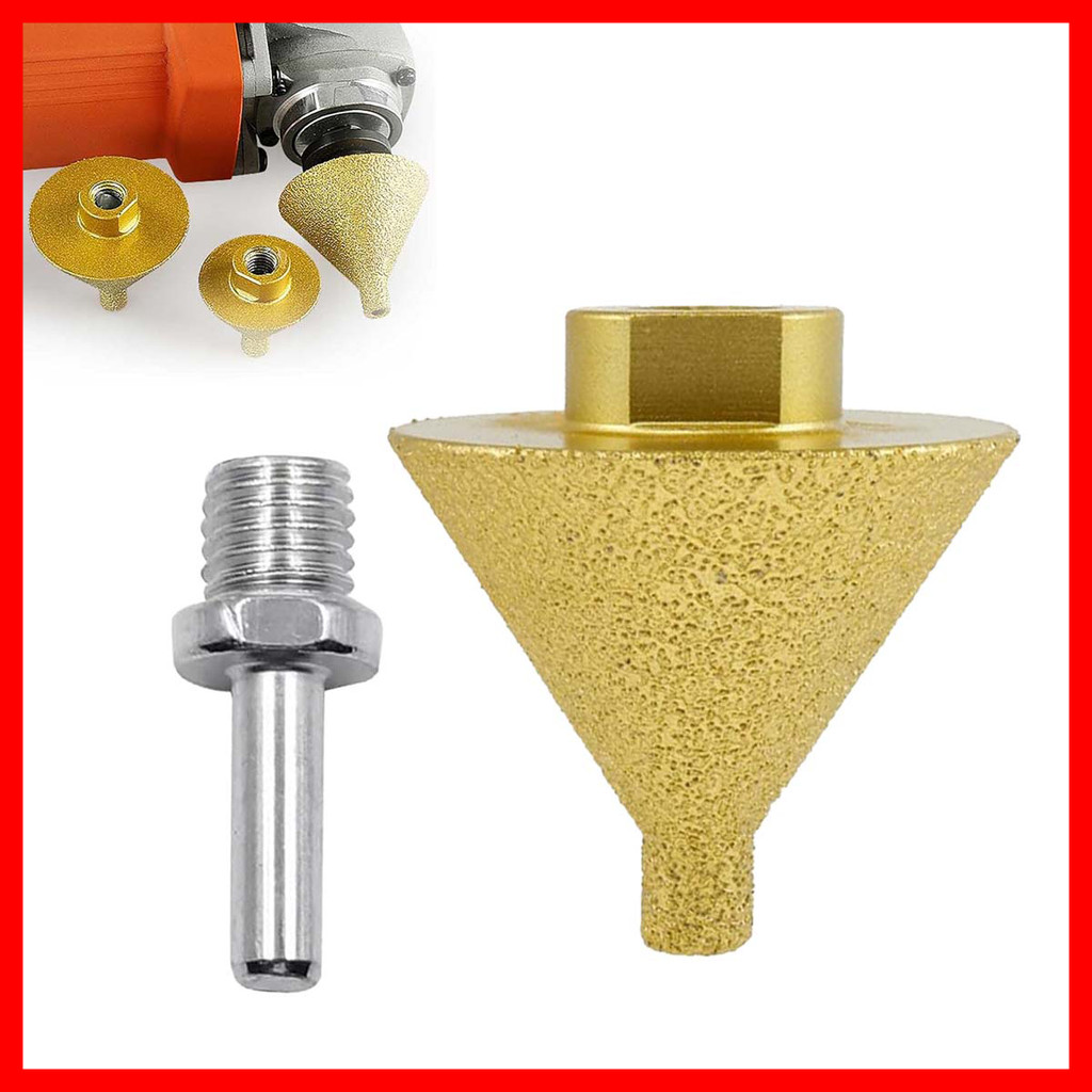 M14 diamante escareado furo chanfradura broca 38mm ângulo moedor dedicado buraco alargamento integrado
