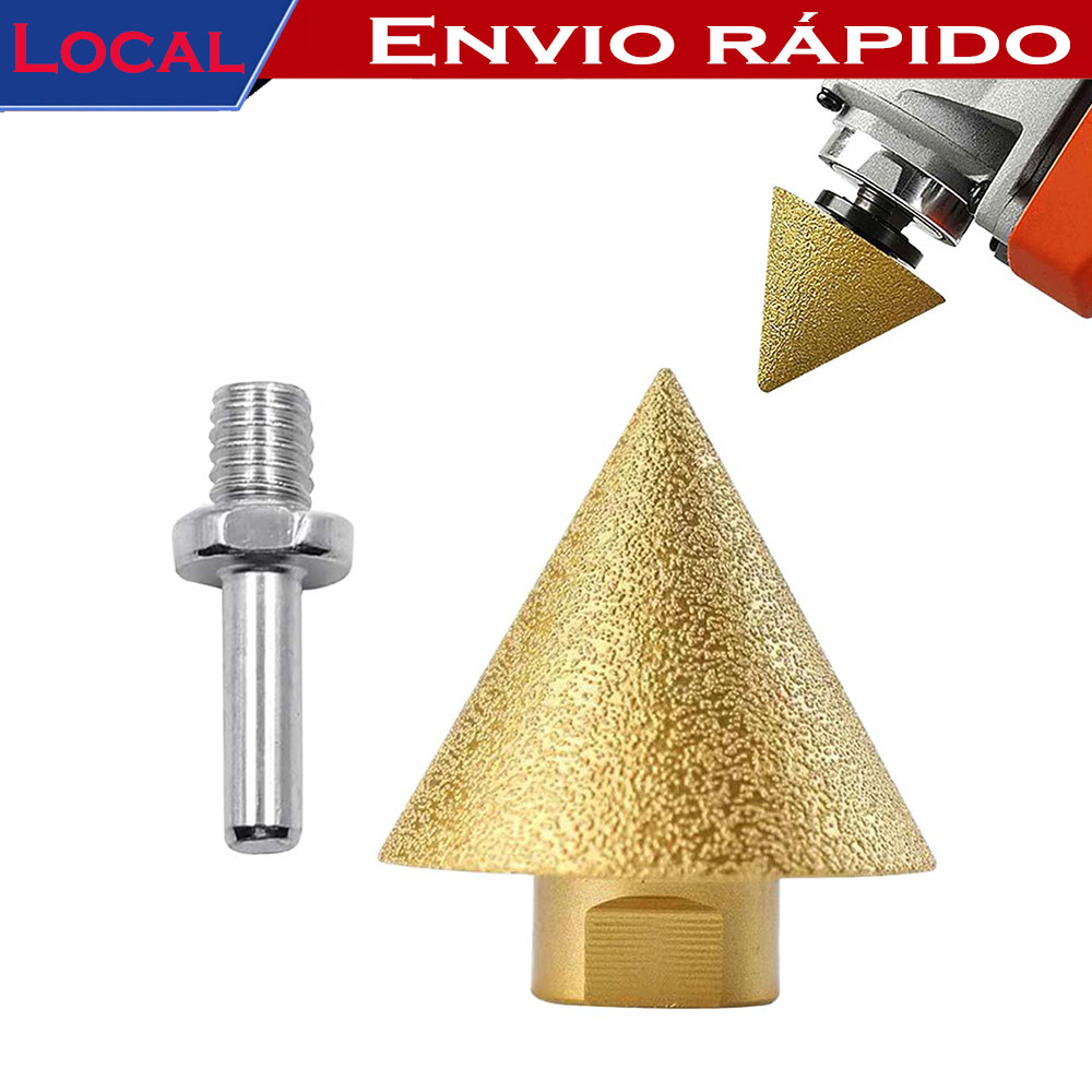 Fresa Alargadora 38mm Rosca M10 Diamantada - Para Expandir Furos em Metal e Cerâmica, Qualidade Superior