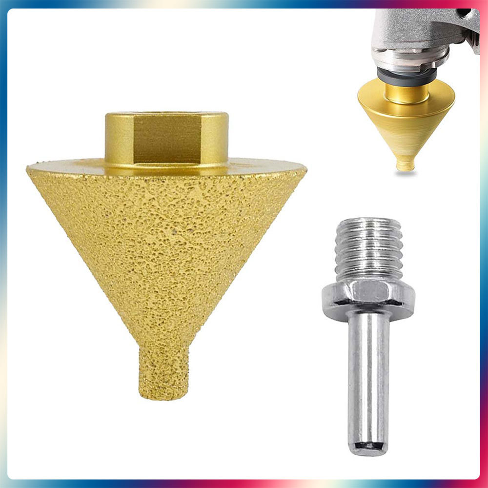 Rebarbadora M14 38mm com furo de diamante Broca chanfrada com adaptador