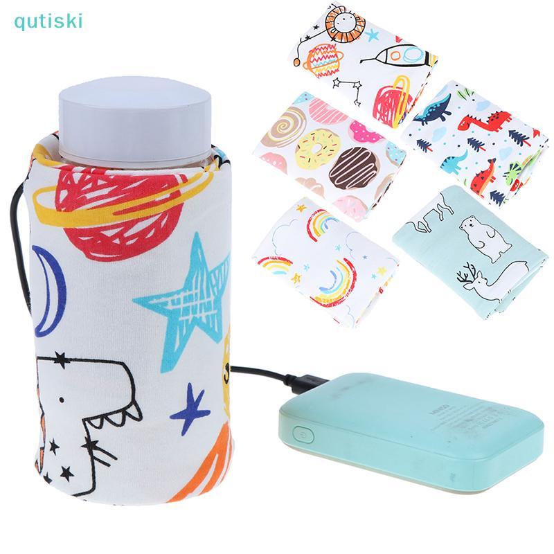Aquecedor De Mamadeira USB Para Bebê , 1 Peça , Portátil , Leite , Copo De Viagem , Capa De Garrafa